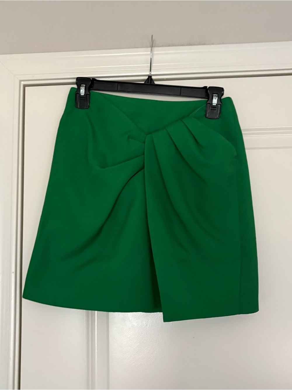 Cameo Women’s Vibrant Green Draped Mini Skirt